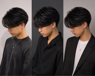 メンズ メンズ縮毛矯正 🎖アジマ リョオのヘアスタイル