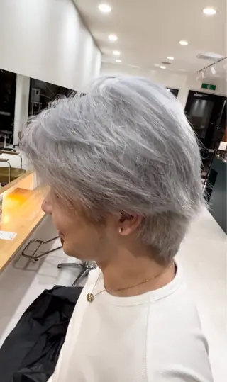 メンズ 山﨑 雅史のヘアスタイル