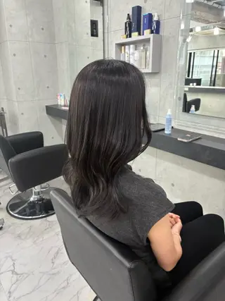セミロング カラー Endearing 🌟銀座のヘアスタイル