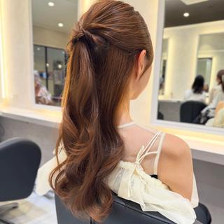 ロング 🎀梅田/ヘアセット /レイヤーカットのヘアスタイル
