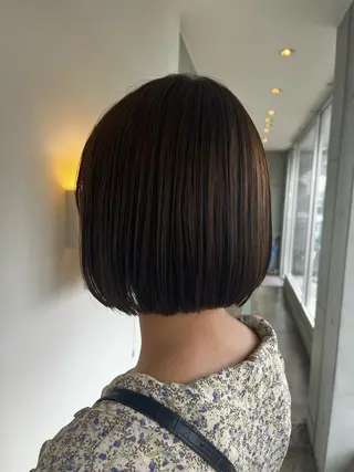 ミディアム おせ ちさとのヘアスタイル