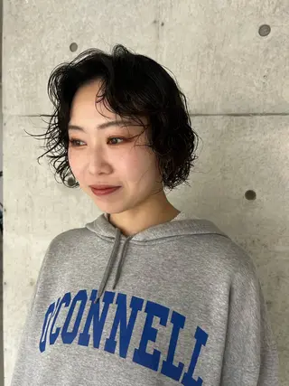 ショート パーマ ボブ/パーマ 🐕🦺Nagiのヘアスタイル