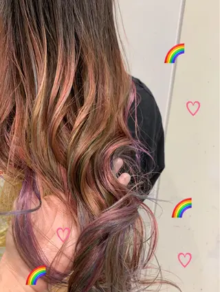 ミディアム カラー 新宿駅近♡個室 ♡関口三都季🌜のヘアスタイル