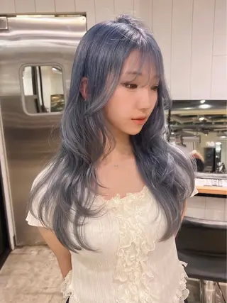 ロング カラー 🎀ハイトーン特化/ 池袋/miyu🎀のヘアスタイル