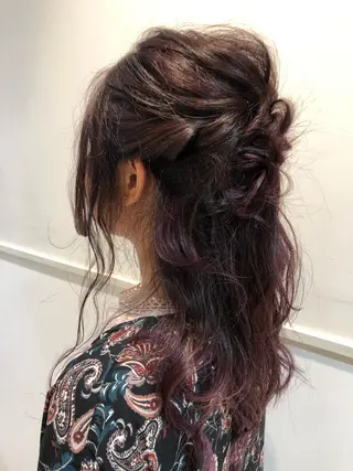 ロング カラー 似合う髪型見つけます AYAKAのヘアスタイル