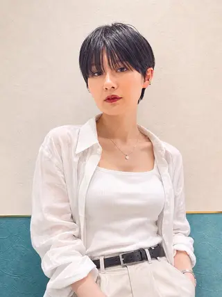 ショート ショート/ボブ 艶髪カラーTOSHIのヘアスタイル