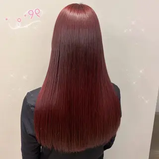 ロング カラー 顔周り/ガーリー /ヘアメ/あつはのヘアスタイル