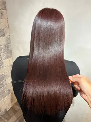 ロング カラー 美髪矯正 🌈髪質改善 山下のヘアスタイル