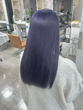 ロング レイヤー/艶髪カラー 森本くるみのヘアスタイル