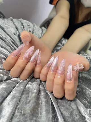 ネイル Mumu眉毛,ネイル モデル募集中🪄のネイルデザイン