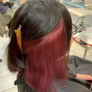 ミディアム カラー 縮毛矯正/ワンカラー モデル募集🫧田村のヘアスタイル