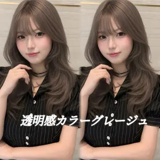 ロング カラー 🎀りな🎀透明感 カラー特化大宮のヘアスタイル