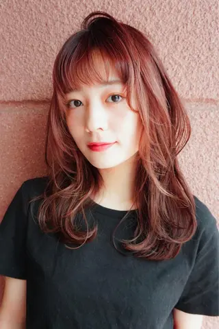 セミロング カラー 🍀LINDA室見 🍀野口勝太郎のヘアスタイル
