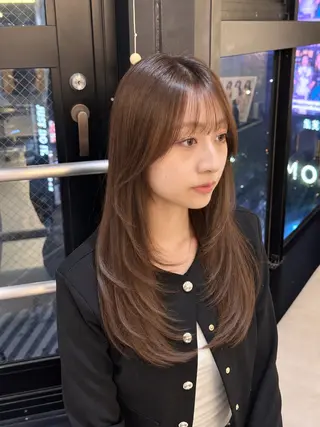 ロング 似合わせ 美髪矯正 ミツキのヘアスタイル