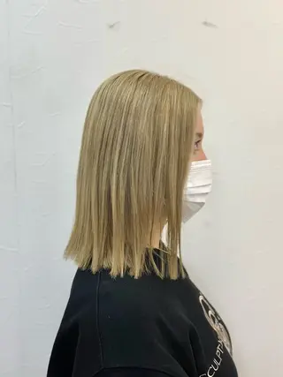 ミディアム 冨田 豊のヘアスタイル
