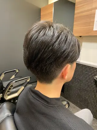 ショート メンズ メンズパーマモデル 大募集中のヘアスタイル