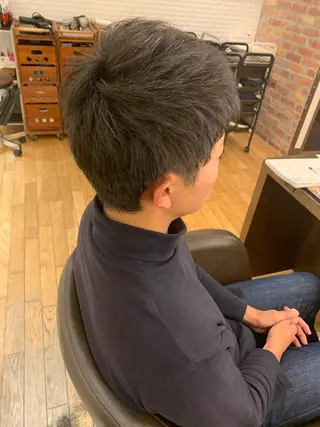 ショート パーマ 齊藤 衣梨佳のヘアスタイル