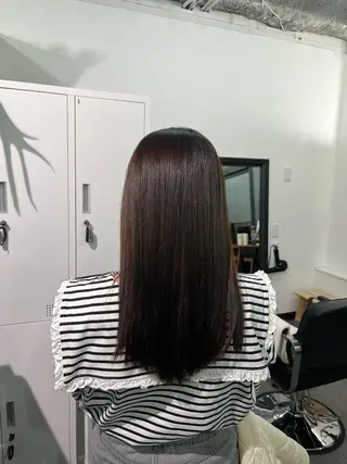 セミロング パーマ ヘアアレンジ 中津川 愛恵のヘアスタイル