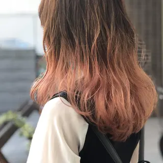 ミディアム カラー 多田 遼太のヘアスタイル