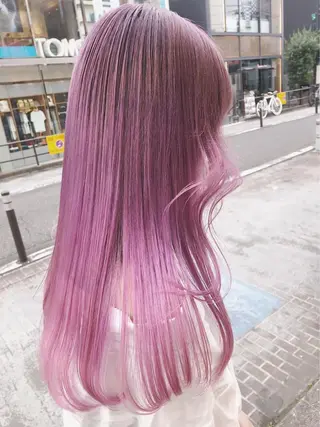 ロング メンズ キッズ アイブロウ 🐺ウルフ×ハイトー ン🖤Yukinoのヘアスタイル