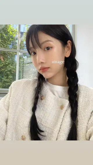ロング ヘアアレンジ 韓国好き🇰🇷 美容師MIKUのヘアスタイル