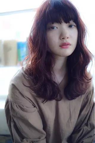 ロング カラー パーマ 💈LuTa💈_ 公式_NewOpenのヘアスタイル