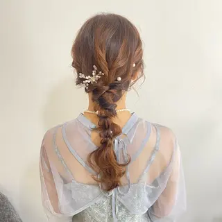 ロング risa/恵比寿/ ヘアセットのヘアスタイル
