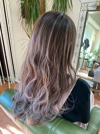 ロング カラー 石井 佑樹のヘアスタイル