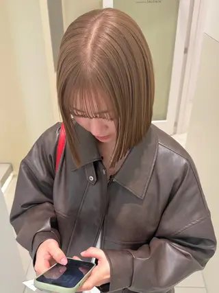 ショート カラー ヘアアレンジ 天神レイヤーカット No.1💖マユカのヘアスタイル