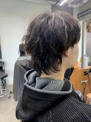 ショート メンズパーマ shell 宮下のヘアスタイル