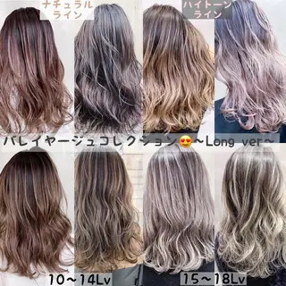 ロング カラー 【渋谷で人気】艶髪× 髪質改善/ツヤカラーのヘアスタイル