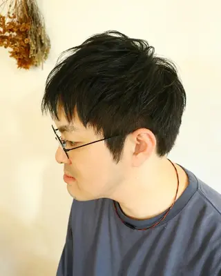 メンズ ショート フジタミキ ✨メテオ TR、ヘッドスパのヘアスタイル