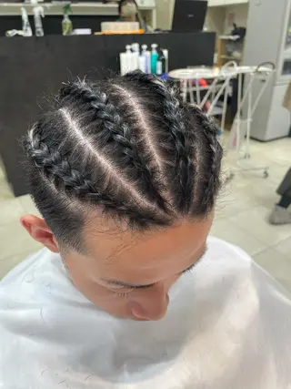 メンズ 前田 菜奈子のヘアスタイル