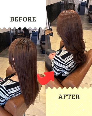 カラー Cuthie あやののヘアスタイル