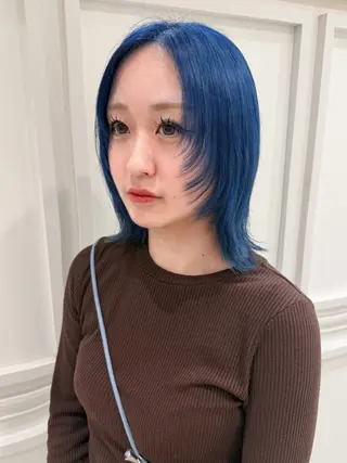 ショート 推しカラー🌙 RIHOのヘアスタイル