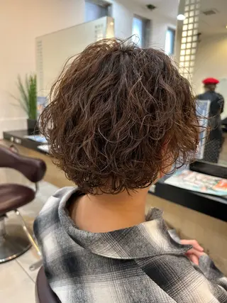 ショート パーマ リリー /Men's/パーマのヘアスタイル