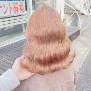 ミディアム カラー ヘアアレンジ メンズ キッズ マツエク・マツパ ブリーチの髪様 MASATOのヘアスタイル