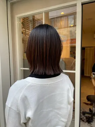 ミディアム 縮毛矯正モデル募集 Liore'のヘアスタイル