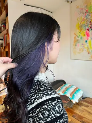ロング カラー i sのヘアスタイル
