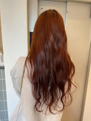 ロング 複雑履歴に対応ブリー チ無しダブルカラーのヘアスタイル