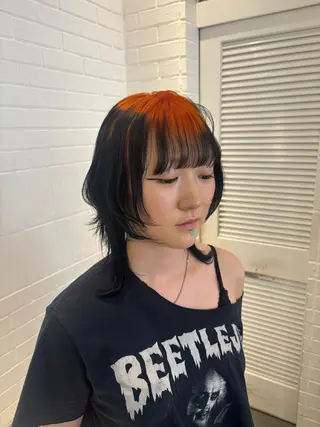 ミディアム カラー レイヤー sala 推しカラー職人🎀のヘアスタイル