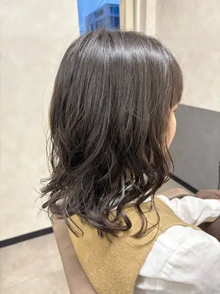 ミディアム パーマ TELAHAIR/ Ryutoのヘアスタイル
