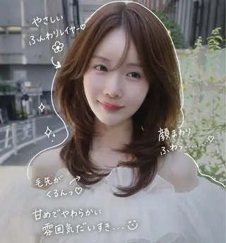 ロング 【大宮】一日限定 ハイレイヤーカットのヘアスタイル
