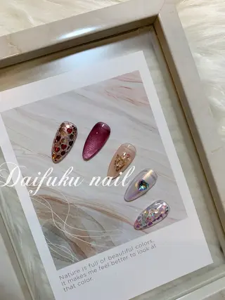 ロング Daifuku nailsのネイルデザイン