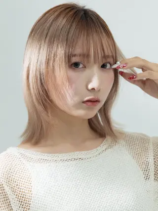 ミディアム カラー アース 新越谷店💇‍♀️のヘアスタイル