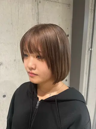 ショート カラー ヘアアレンジ 💥ボブ/艶髪/ 透明感カラー/陸人のヘアスタイル