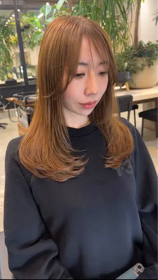ロング カラー 抜きっぱなしブロンド /ハイトーン/カナタのヘアスタイル