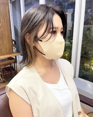 ショート カラー Hareru 豊田 修廣のヘアスタイル