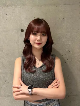 セミロング カラー ヘアアレンジ 瑞希 / GINZA assistantのヘアスタイル