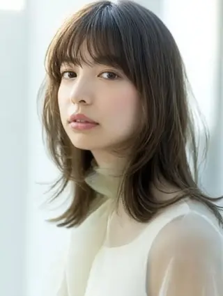 ミディアム 生艶髪&レイヤー🔔 渋谷お薦めNo.1✨のヘアスタイル